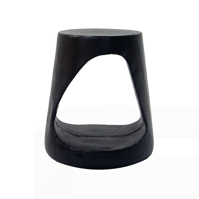 MGO Hollow Side Table, Black