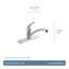 Chateau 8.5" x 10.25" One Handle Low Arc Kitchen Faucet-3864679