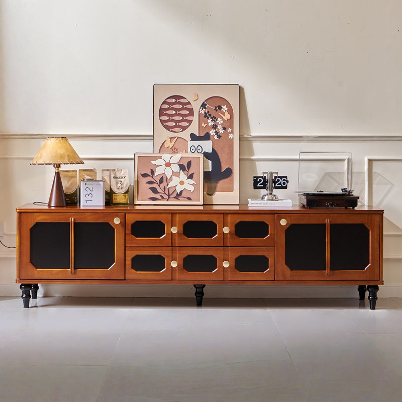 Creative Retro Solid Wood TV Stand