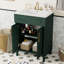 Meuble-lavabo 24 po avec lavabo en céramique-836916543