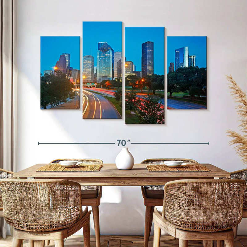 Mehar Houston Nightfall, 42" H x 68" W