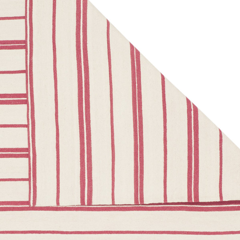 Ralph Lauren Sagaponeck Stripe Wool Striped Rug, Rectangle 4' x 6'