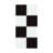 Tux Checkered 8 in. x 16 in. Matte Porcelain Mosaic Floor and Wall Tile