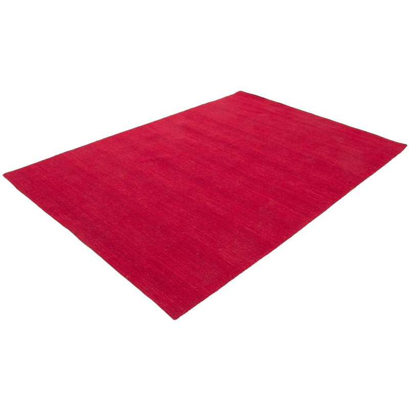 Loom Solid Colour Wool Hand Woven Area Rug, Rectangle 160 x 230cm