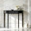 Console noire en bois massif-165264037-165264036