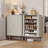 6-Tier Shoe Storage Cabinet with Sliding Door-1886268137