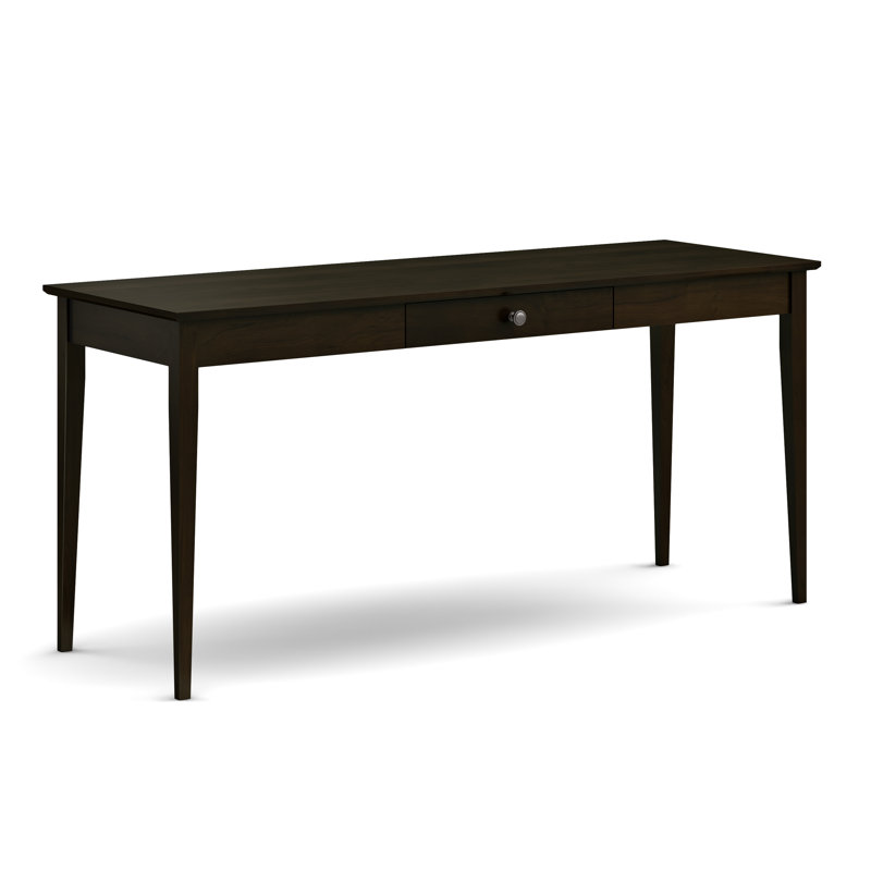 Malani Solid Wood Large Writer's Desk, Coffee