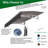 Series Door Window Awning Canopy Made Of  0.137 Inch Thick Crystal Solid Polycarbonate Sheet And Aluminum Alloy With Valance In Size Of 59" Wide X 34" Deep For Wooden Wall House-114653916-114653918