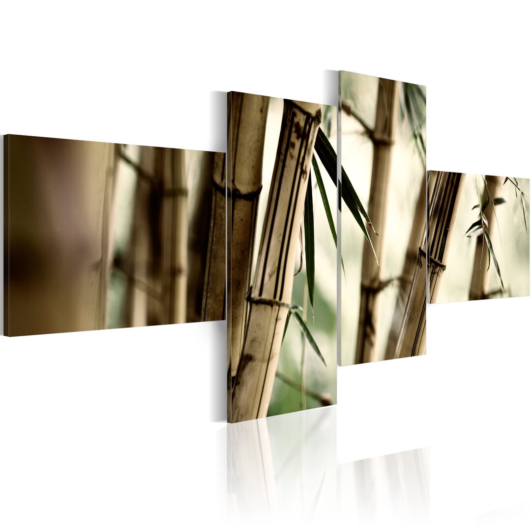 4-tlg. Leinwandbilder-Set Bamboo Inspiration