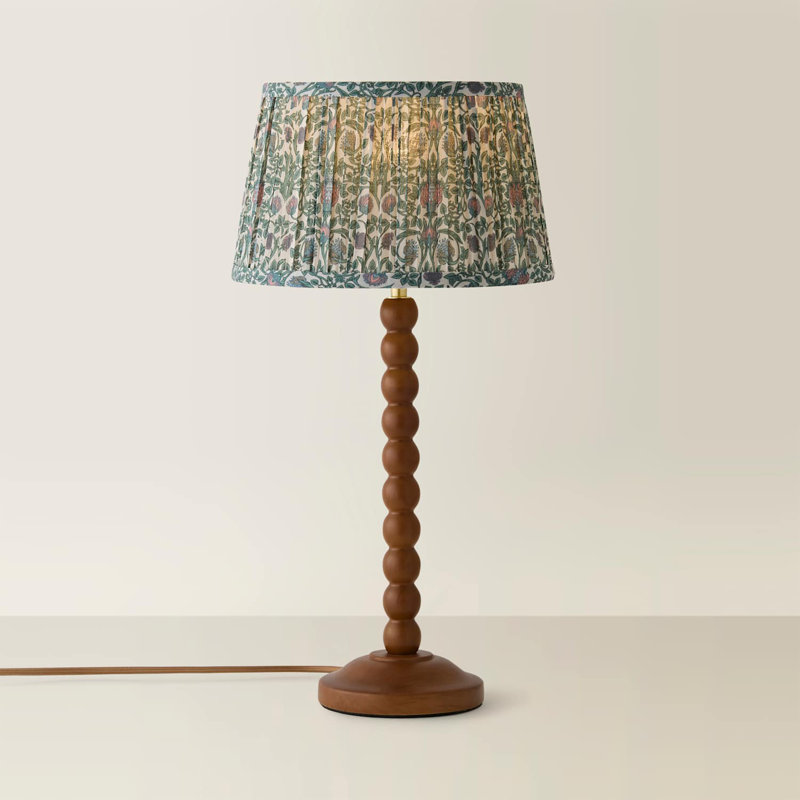 Herdis Wood Table Lamp, Brown