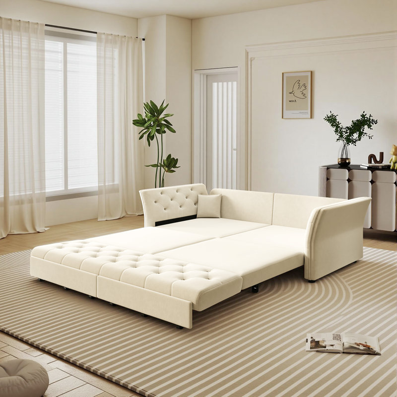 Canapé-lit convertible Modern, Beige