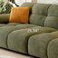 Canapé modulaire en chenille vert-211374088