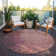 Machine Washable Indoor/Outdoor Xhevrie Coral Rug