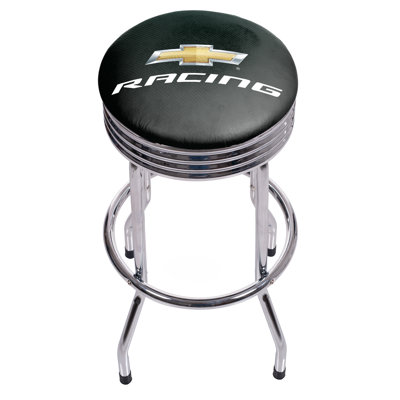 Chevy Racing Swivel Upholstered Counter Stool