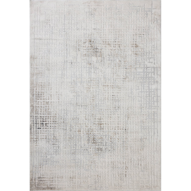 Tapis ivoire / pierre Kux, Rectangle 6 pi 7 po x 9 pi 3 po