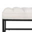 Banc rembourré pour chambre en métal-111670824
