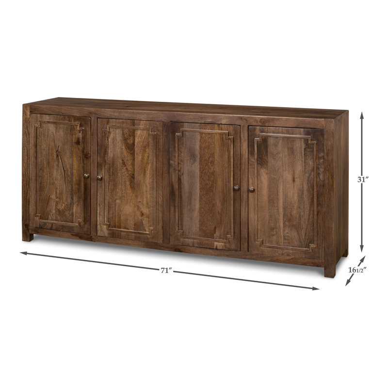 Benedict 71'' W Solid Wood Sideboard