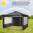 10 Ft. W X 10 Ft. D Steel Pop-Up Waterproof Canopy Tent Ez Outdoor Patio Market Backyard Canopy-99193940