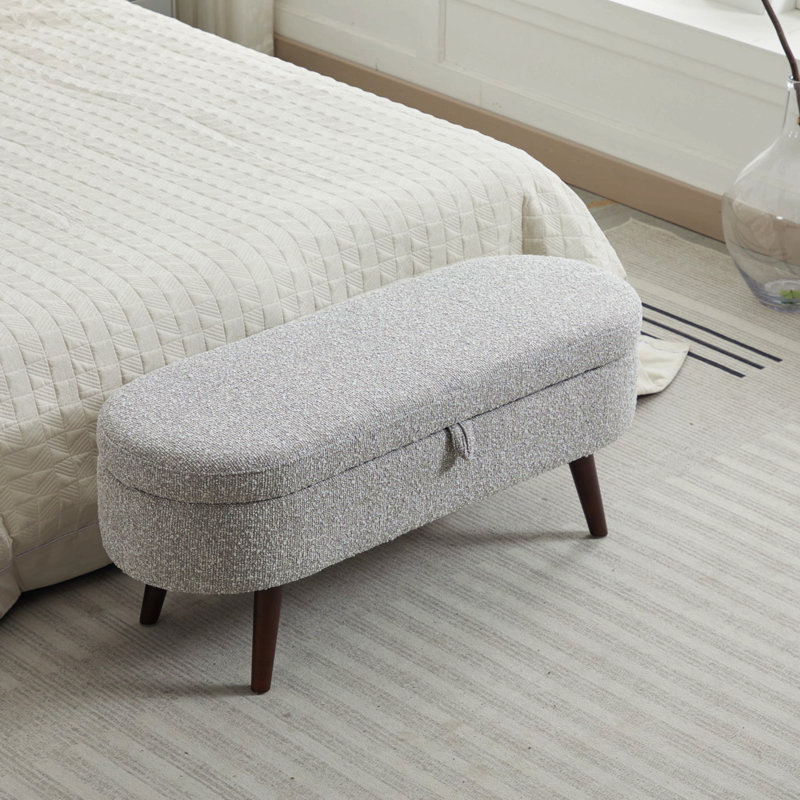 Repose-pieds avec rangement S02 Basics, Gris