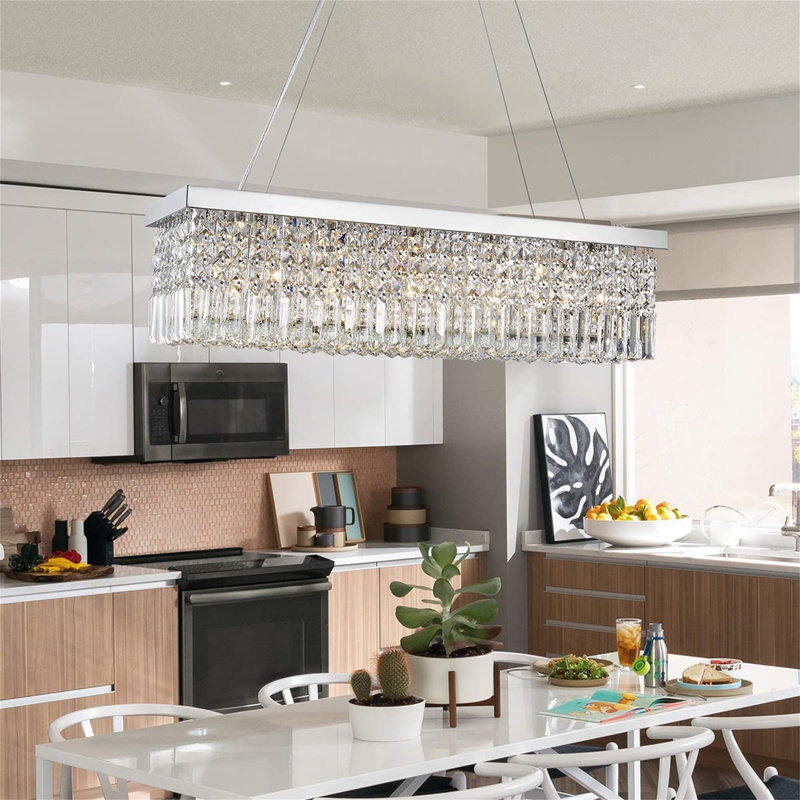 Shirlee 5 - Light Clear Kitchen Island Pendant