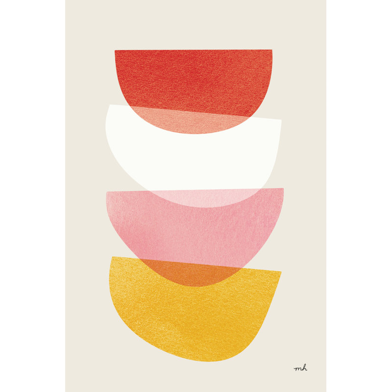 Balance II Warm - Wrapped Canvas Print, 91cm H x 61cm W