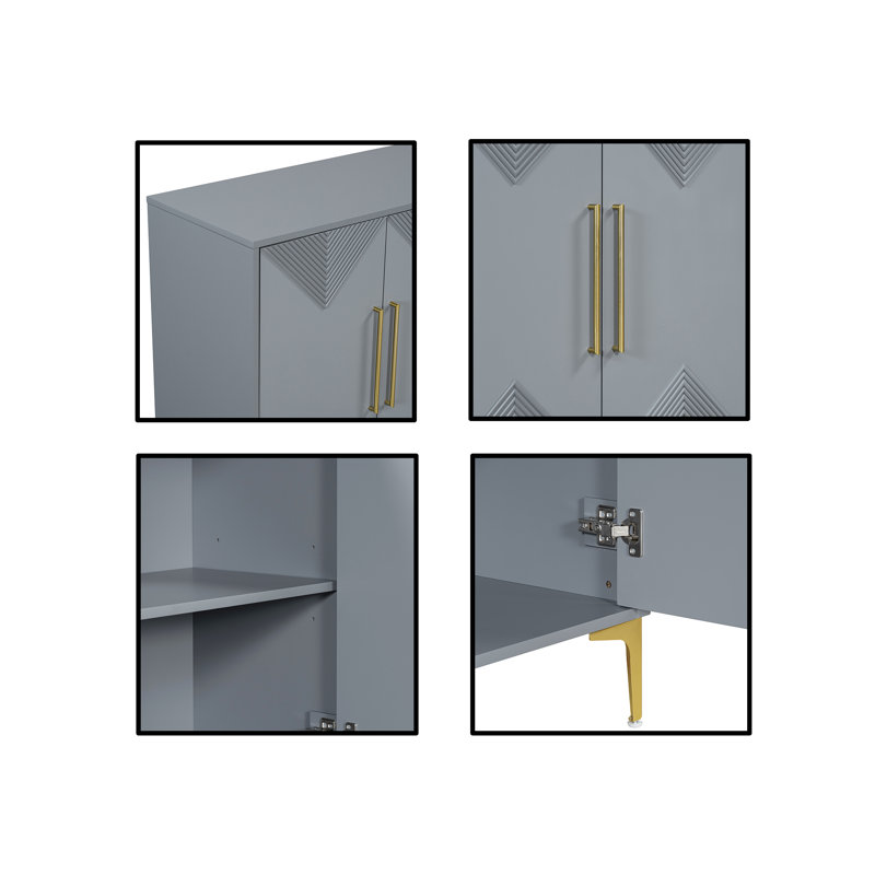 Breege Accent Cabinet, Gray