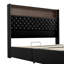 Structure de lit moelleuse en velours avec port USB et veilleuse, lit plateforme à oreilles avec tablette de tête de lit-1115357104-1115357109