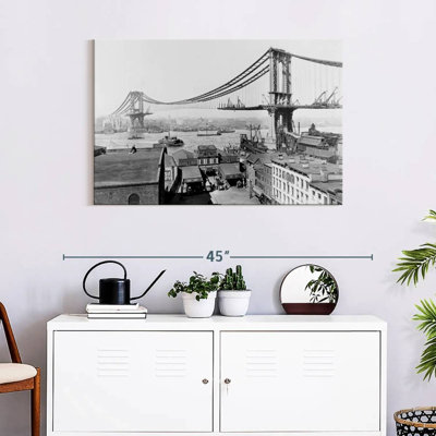 Construction du pont Lilie Manhattan