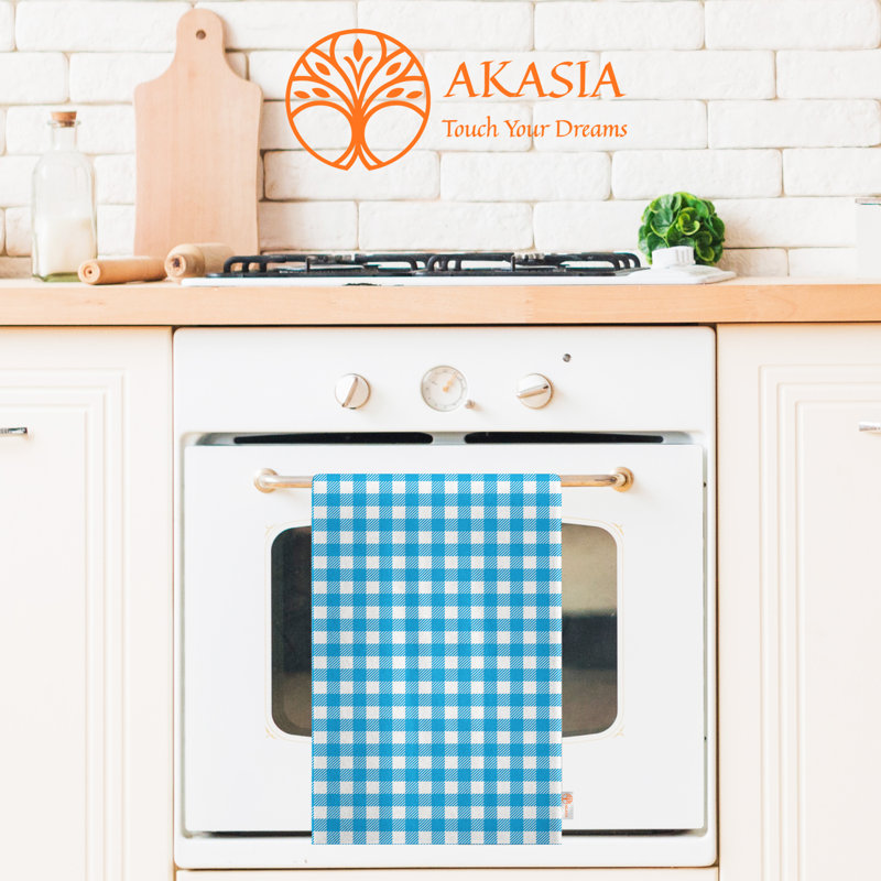 Plaid Tea Towel Kitchen Towel