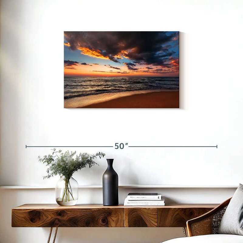Gillard Sunset Seascape, H 20 po x l 30 po