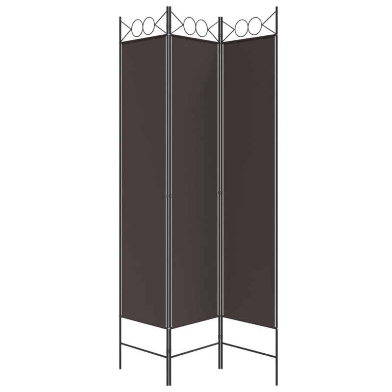 Casida Folding Room Divider, White, 3, 120 x 220 cm