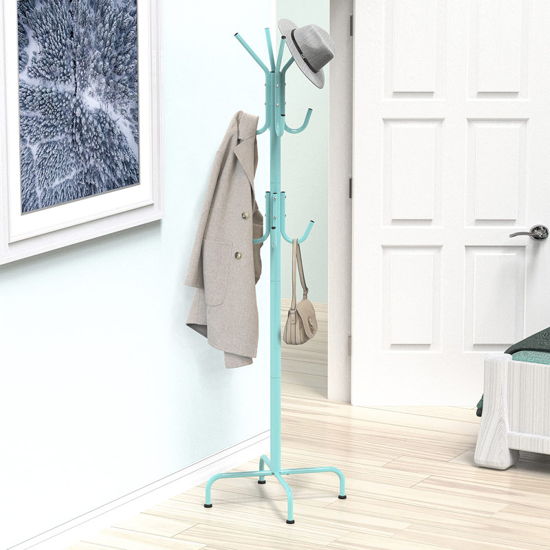 Portemanteau sur pied, Turquoise