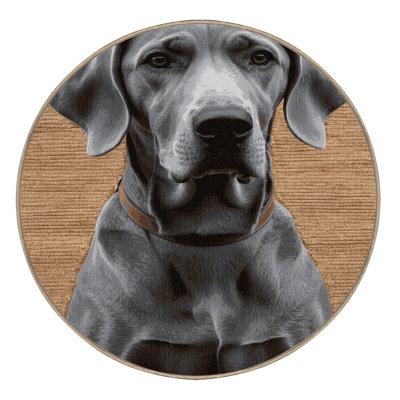  Tapis lavable pour chiens Weimaraner