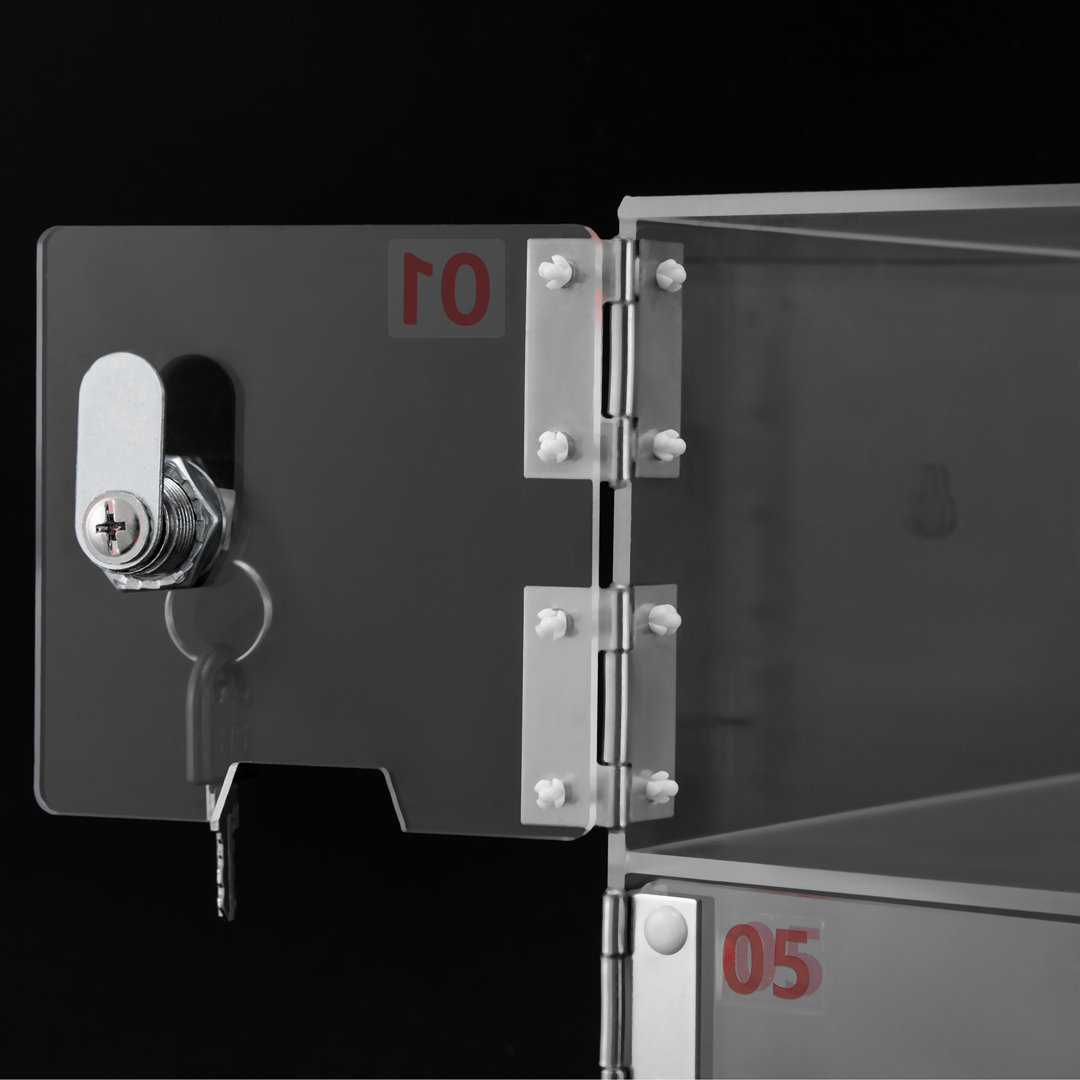 Plastic / Acrylic 3 - Tier 16.5'' Cell Phone Locker YINXIER