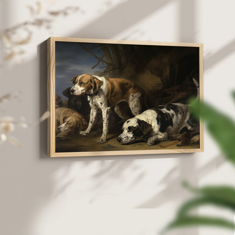 Faune - XCV III - Reproduction encadrée - Restickable, Naturel, H 16 po x l 20 po