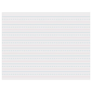 Primary Journal Half Page Ruled, 100 Sheets Per Book, Pack of 6