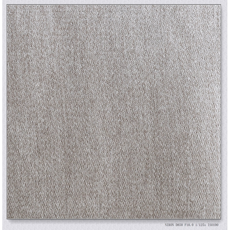 Grand cadre de lit tapissier avec tissu épais et tête de lit, Beige