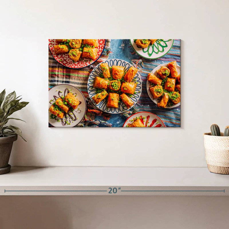Baklava gastronomique, H 8 po x l 12 po
