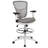 Mid-Back Ergonomic Drafting Chair with Adjustable Chrome Foot Ring, Adjustable Arms-119422901-119422900