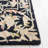 Fredella Tufted Wool/Cotton Performance Oriental Rug in Black/Ivory-476251497