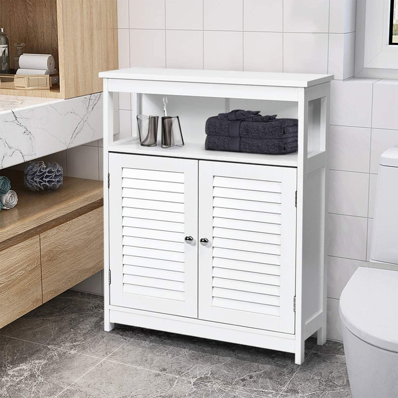 Graziana Freestanding Bathroom Cabinet, White