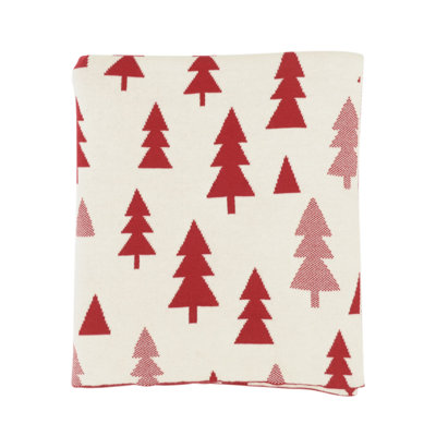 Pine Tree Throw Blanket
