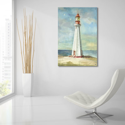  «Lighthouse 3» par Danhui Nai, art mural en verre acrylique, 16 po x 24 po