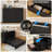 Murphy Bed with Built-in Charging Station, Full Size Cabinet Bed with Storage Drawers, Black-1771553827