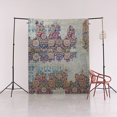Multicolored Abstract Design Floral Pattern Creative Modern Decorative Carpet
