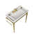 Gold/White