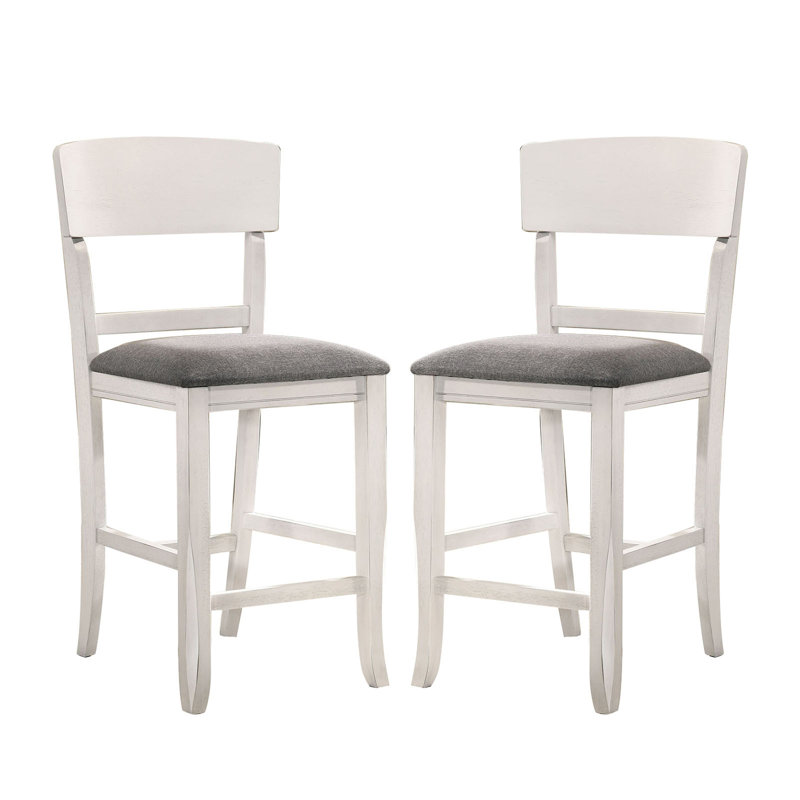 Ensemble de 2 chaises rembourrées en tissu