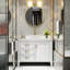 Miroir mural rond en aluminium Bhage-747923985-747923984