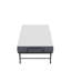 Lit pliant de 75 pouces avec matelas en mousse à mémoire de forme de 5 po, lit d'appoint escamotable peu encombrant, structure en métal robuste sur roulettes, lit simple portable