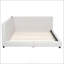 Upholstered Queen Size Platform Bed With USB Ports-1802937673-1802937675